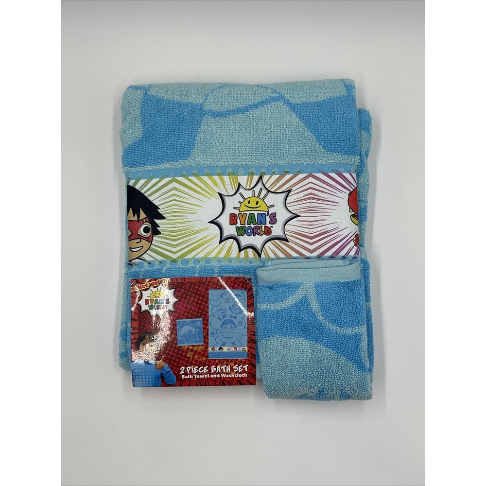 NEW RYAN'S WORLD BATH TOWEL  NO‎ WASHCLOTH, TOWEL IS BRAND NEW #C706